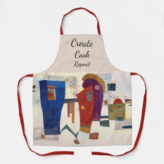 Accompanied Contrast, Kandinsky  Schürze (Vorderseite)