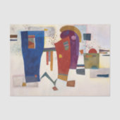 Accompanied Contrast, Kandinsky  Seidenpapier (Vorderseite)