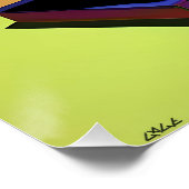 Accomplice to Cosmic Creation Poster (Ecke)