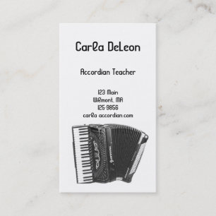 Accordian Visitenkarte