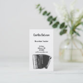 Accordian Visitenkarte (Stehend Vorderseite)