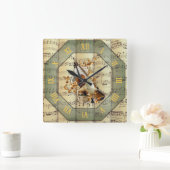 Accordion ~ Edison Phonograph ~ Cello ~ Quadratische Wanduhr (Zuhause)