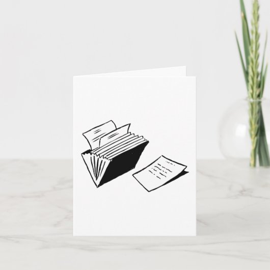 Accordion Folder Karte (Vorderseite)