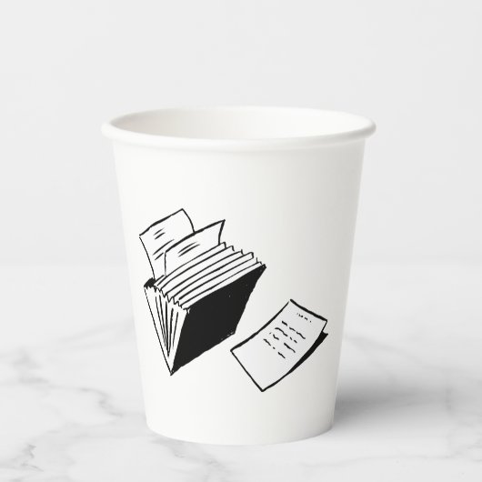 Accordion Folder Pappbecher (Vorderseite)