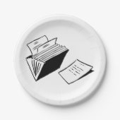 Accordion Folder Pappteller (Vorderseite)