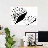 Accordion Folder Poster (Heimbüro)