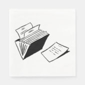 Accordion Folder Serviette (Vorderseite)