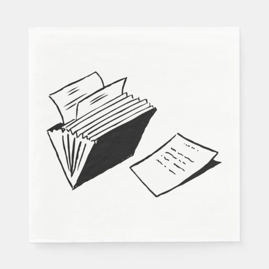 Accordion Folder Serviette (Vorderseite)