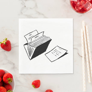 Accordion Folder Serviette