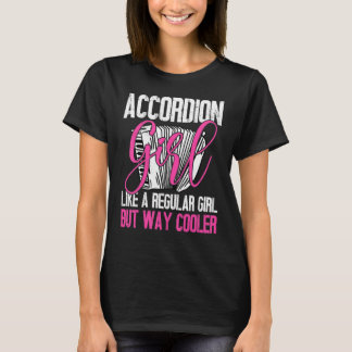 Accordion Girl Vacation for Accordions T-Shirt