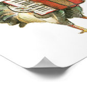 Accordion Hühnerfleisch, Hühnerfleisch, Shirt, Hüh Poster (Ecke)