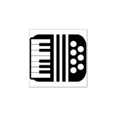Accordion Icon  Gummistempel (Prägung)