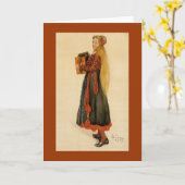 Accordion Karte (Gelbe Blume)