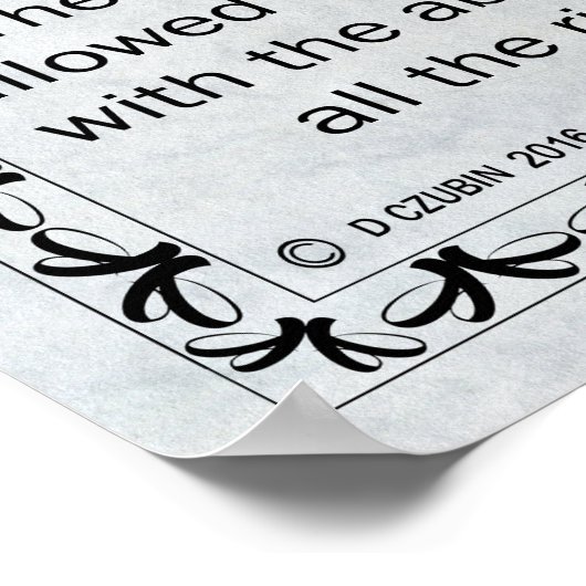 Accordion-Lizenz Poster (Ecke)