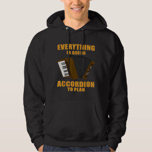 Accordion Men Women Cool Instrument Player 4 Hoodie