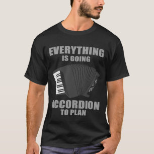 Accordion Men Women Cool Instrument Player Witz 1 T-Shirt