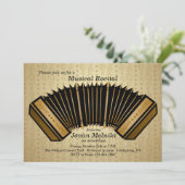 Accordion Music - Einladung (Stehend Vorderseite)