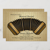 Accordion Music - Einladung (Vorne/Hinten)