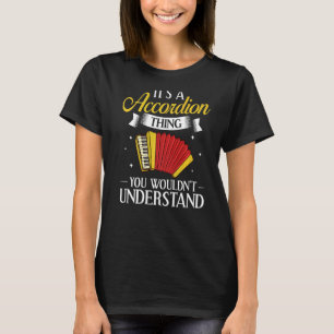 Accordion Music Instrument Player Einführungskurs T-Shirt