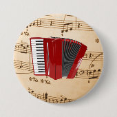 Accordion Music, populäres Design, Button (Vorderseite)