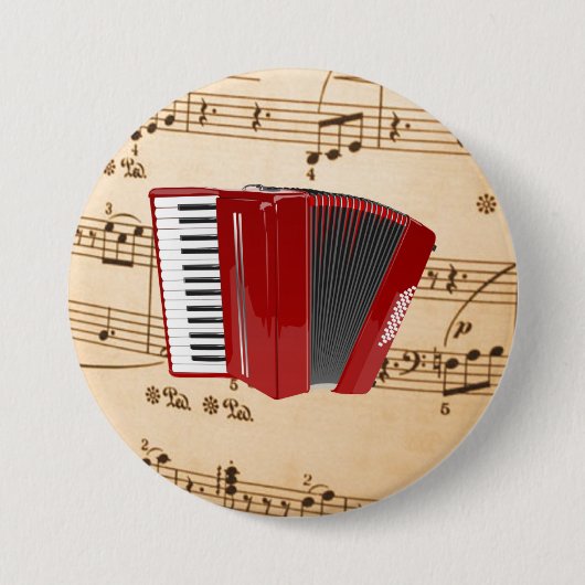 Accordion Music, populäres Design, Button (Vorderseite)