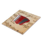 Accordion Music, populäres Design, Fliese (Seite)