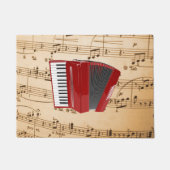 Accordion Music, populäres Design, Fußmatte (Vorderseite)