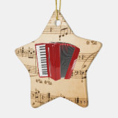 Accordion Music, populäres Design, Keramik Ornament (Links)