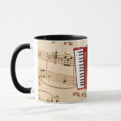 Accordion Music, populäres Design, Tasse (Links)