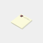 Accordion Musician Band Dozentin Post-it Klebezettel (angewinkelt)