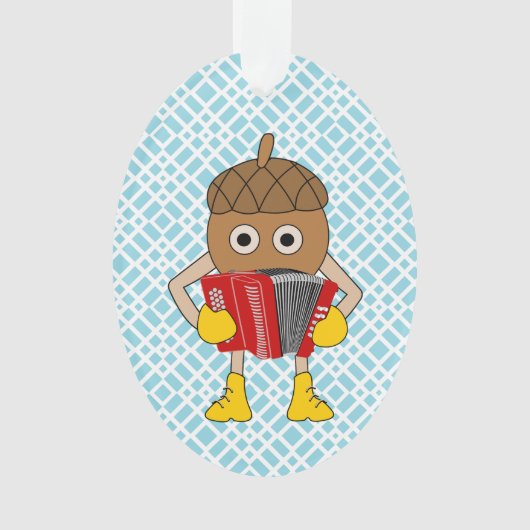 Accordion Nut Ornament (Vorderseite)