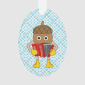 Accordion Nut Ornament (Rückseite)