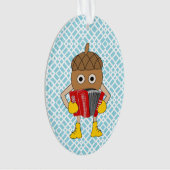 Accordion Nut Ornament (Vorderseite)