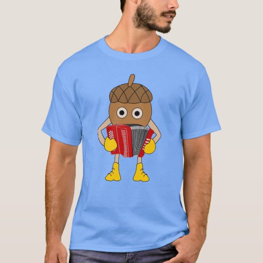 Accordion Nut T-Shirt (Vorderseite)
