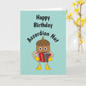 Accordion Nut Text Geburtstagkarte Karte (Gelbe Blume)