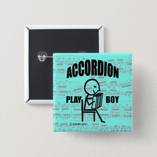 Accordion Play Boy Button (Vorne & Hinten)