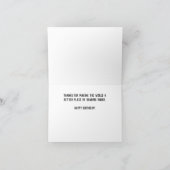 Accordion Player Accordionist Music Share Geburtst Karte (Innenseite)