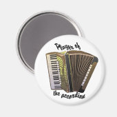 Accordion Player-Magnet Magnet (Vorderseite/Rückseite)