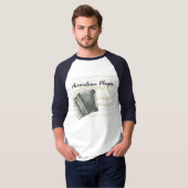 Accordion Player Raglan Baseball T - Shirt (Vorne ganz)