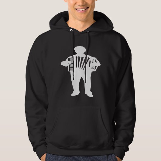 Accordion Player T Hoodie (Vorderseite)