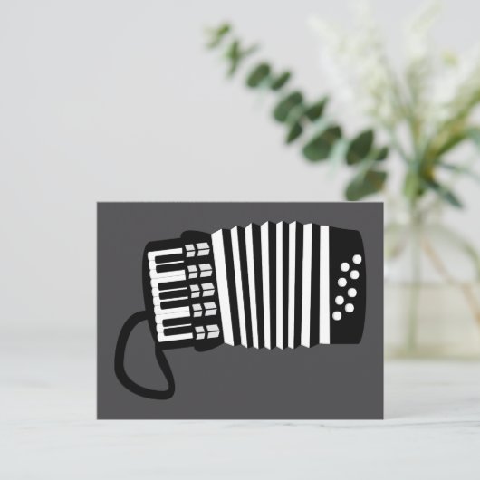 Accordion Postkarte (Stehend Vorderseite)