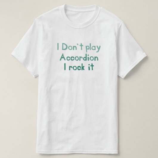 Accordion Rock It T-Shirt (Design vorne)