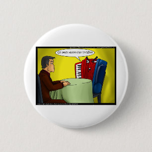 Accordion To Who Lustige Geschenke T-Shirts & Kart Button