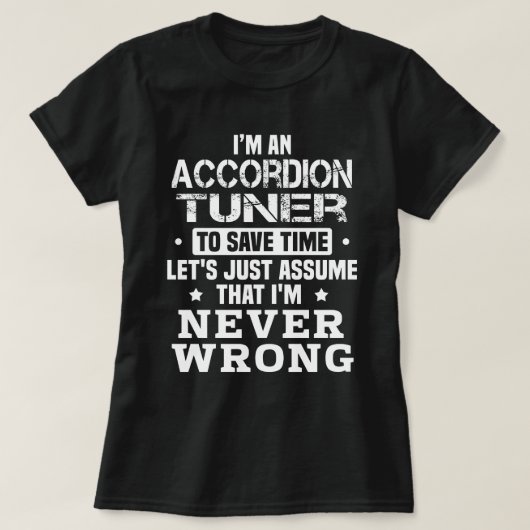 Accordion Tuner T-Shirt (Design vorne)