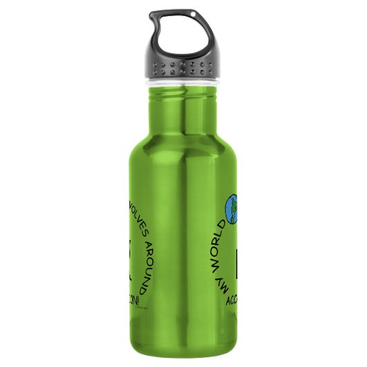 Accordion - Weltumdrehungen Edelstahlflasche (Rückseite)