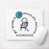 Accordion - Weltumdrehungen Mousepad (Mit Mouse)
