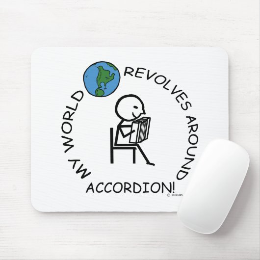 Accordion - Weltumdrehungen Mousepad (Mit Mouse)