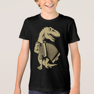 Accordionist Choir Instrument Dinosaur Air Agreeme Tri-Blend Shirt