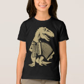 Accordionist Choir Instrument Dinosaur Air Agreeme Tri-Blend Shirt (Vorderseite)