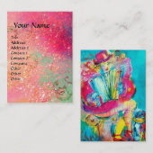 ACCORDIONIST rosa Visitenkarte (Vorne/Hinten)